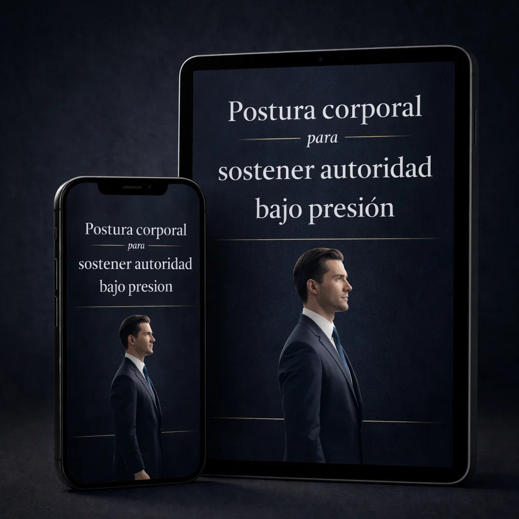 🛡️Postura corporal para sostener autoridad bajo presión