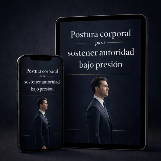 🛡️Postura corporal para sostener autoridad bajo presión